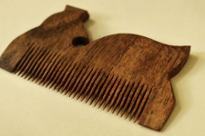 Wooden comb ~ Tribal markings { 5 }